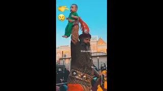 قيس بن الأشعث يقوم بضرب عبدالله الرضيع في يوم عاشوراء 