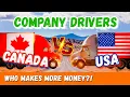 American VS Canadian Truck Drivers PAY Comparison Who Makes More MONEY