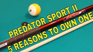THE PREDATOR SPORT 2 CUE Five Reasons You Should Own One 8 Ball 9 Ball 10 Ball - Pool Lessons