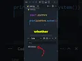 Find Your OS in One Line of Python