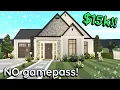 15k Modern Bloxburg NO GAME PASS House Build WITH VOICE