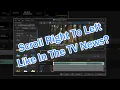 How Create A Long Scroll Text Right to Left - Like In The TV News With CyberLink PowerDirector