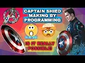 CAPTAIN AMERICA SHIELD MAKING BY PYTHON PROGRAMMING Programming Status Captain shield