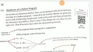 Barebones of python program