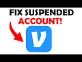 How to Fix Venmo Account Suspended Recover Suspended Venmo Account 2025