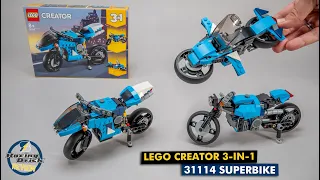 LEGO 31114 Creator 3-in-1 Superbike building review