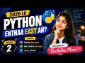 Python Data Types Type Casting in Telugu Python Tutorial for Beginners Episode 2 RuchithaMam