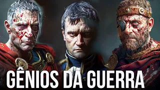 A Incrível Vida de 3 GÊNIOS BRUTAIS do Campo de Batalha - César - Napoleão - Aníbal