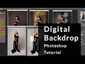 Digital Backdrop Photoshop Compositing Tutorial - Step by Step