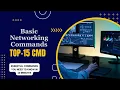 Basic Networking Commands Network commands