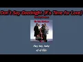 แปลเพลง Don't Say Goodnight (It's Time for Love) - The Isley Brothers