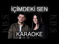 Bilal Sonses \u0026 Tuğçe Kandemir - İçimdeki Sen | (Kaliteli Karaoke - Kalın ve İnce Ton)