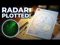 RYA Radar Course Plotting a Target on a plotting sheet