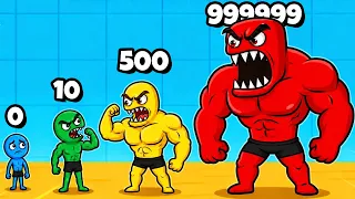 НУБ vs ПРО vs БОГ КАЧОК! ЭВОЛЮЦИЯ РАЗМЕРА НА МАКСИМАЛКУ