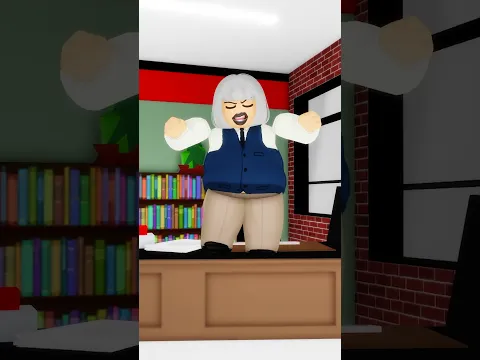 the principle called me to his office...😳😱#robloxshorts #roblox