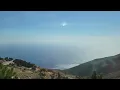 Descendo a montanha rumo a Dhermi, Albânia