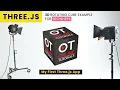 Three js 3D Rotating Cube Example for Beginners