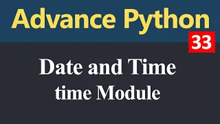 time Module in Python Hindi