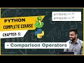 Comparison Operators in Python Python Tutorial for Beginners Chapter 5