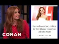 Isla Fisher Is The Face Of Redheaded Sperm Donors CONAN on TBS