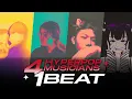 1 BEAT vs INDONESIAN HYPERPOP ARTISTS : Xora, Olyvia, Kucingyoi, @Noyadesu