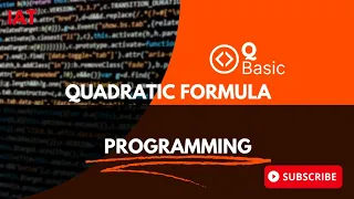 Qbasic-How to compute Quadratic Formula