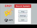 Simple System In Unity And Background Music