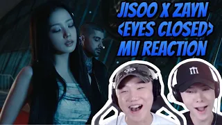 ENG JISOO X ZAYN EYES CLOSED MV Reaction 지수X제인 EYES CLOSED 뮤비 리액션  ENG JISOO X ZAYN EYES CLOSED MV Reaction 지수X제인 EYES CLOSED 뮤비 리액션