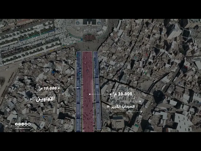 ⁣بالارقام: سلسلة مشاريع التوسعة بمساحة 100.000 م2 لراحة الزائرين.