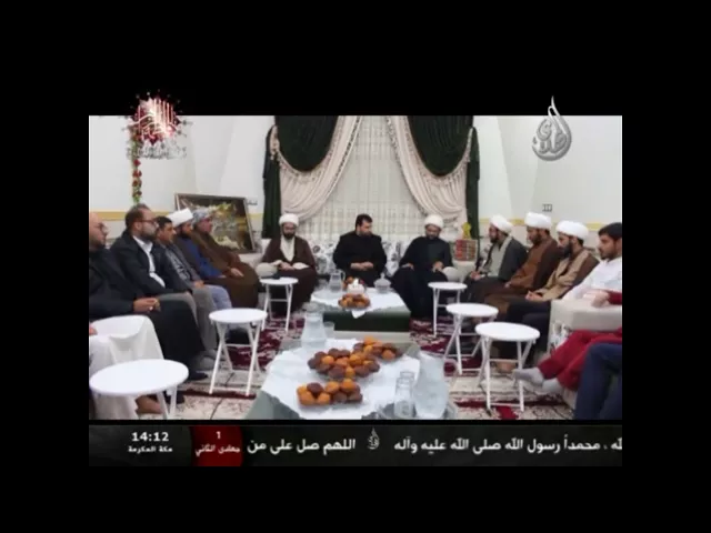 ⁣زيارة الأخوة العلماء والخطباء وطلاب العلم و كادر قناة المهدي الفضائية في بيت سماحة الشيخ مهدي الطرفي