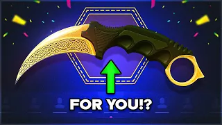 WINNING A KARAMBIT LORE... BUT YOU KEEP IT!!