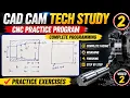 How to Create an ID Program on CNC 2 Complete Turning Programming with Drawing CNC Lathe