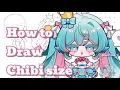 How to draw chibi size Tutorial IbisPaintX
