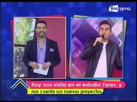 Hoy nos visita en el estudio Fares, y nos cuenta sus nuevos proyectos