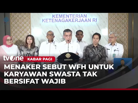 Imbauan Pemerintah Soal Teknis WFH Pekerja Swasta