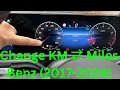How To Change Miles To Kilometres On A Mercedes Benz A Class 2017-2024 - Change KM to Miles
