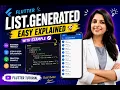 Flutter List generate Explained Create Lists Easily in Flutter Malayalam Tutorial