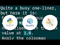 How to convert a NumPy array to PIL image applying matplotlib colormap