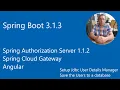 Spring Authorization Server - Spring Cloud Gateway