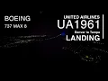 LANDING 4K UA1961 - Tampa International KTPA Airport