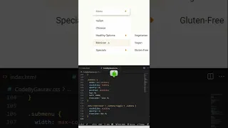 Simple Dropdown Menu using HTML CSS