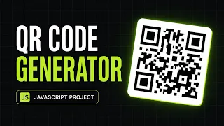 Modern QR Code Generator UI with HTML CSS JS Complete Tutorial
