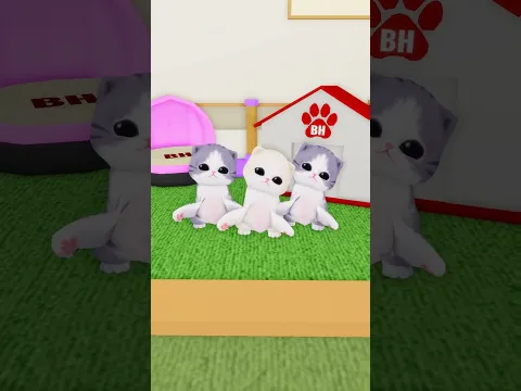 I adopted the that or that kittens..🥺💖#robloxshorts #roblox