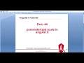 Part - 44 parameterized route in angular 8 Angular 8 Tutorials