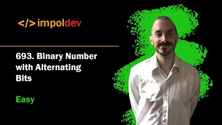 Binary Number with Alternating Bits LeetCode 693 - Python