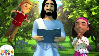 Download Walking with Jesus | More Christian Songs for Kids | Kids Faith TV MP3