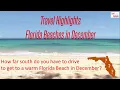 Florida Beaches in December