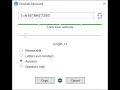 Password generator Windows