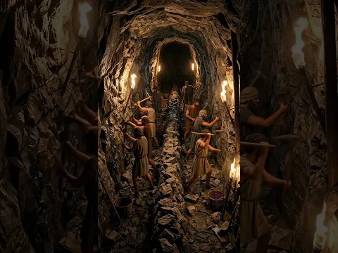 The Impossible Ancient Tunnel Dug Blind Through a Massive Mountain #impossibleengineering