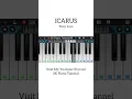 Download Lagu ICARUS - Tony Ann | EASY Piano Tutorial #shorts